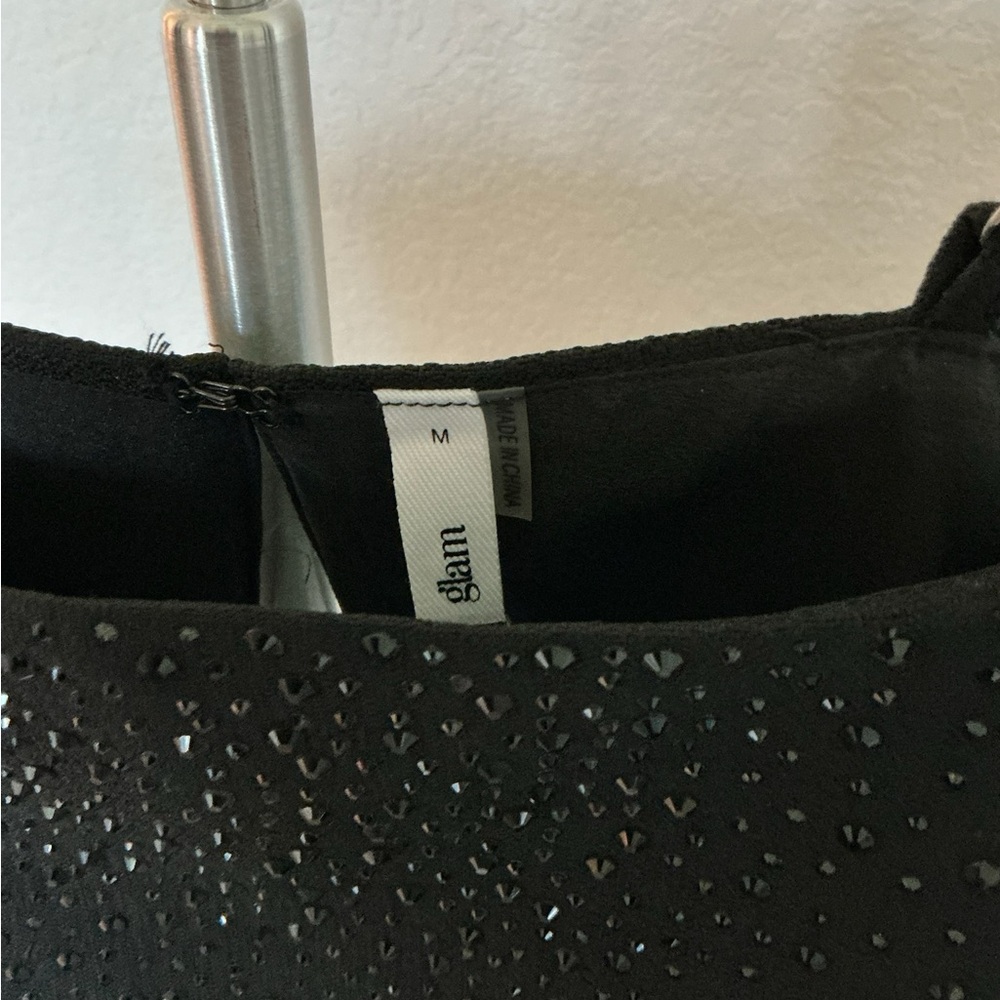 Black Rhinestone Top - Picture 2 of 4